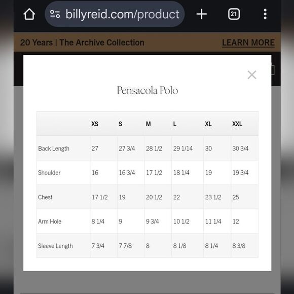 🆕️ Billy Reid Pensacola Short Sleeve Polo in Navy - Picture 13 of 13